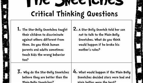 critical thinking worksheets for adults