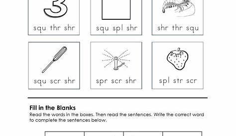 10++ Three Letter Blends Worksheets – Coo Worksheets
