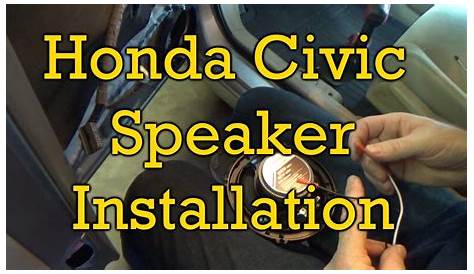 2007 Honda Civic Coupe Speaker Size