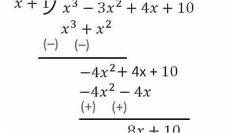 how to find remainder in polynomial division