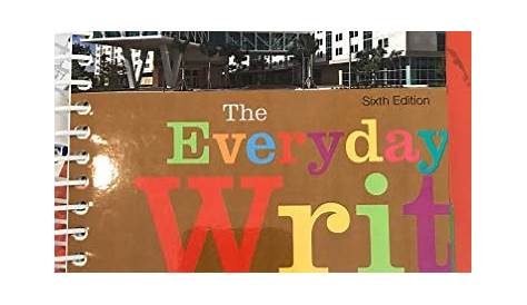 the everyday writer 7th edition pdf free