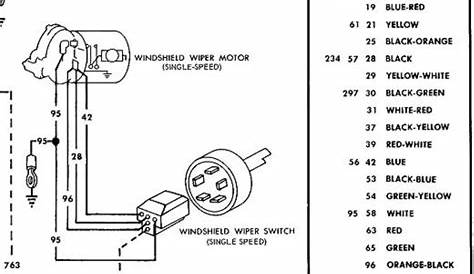ford wiper motor wiring diagram