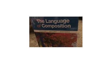 the language of composition 3rd edition pdf