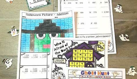 3rd Grade Halloween Math Activities - Math Games, Activities, and Centers | Halloween math