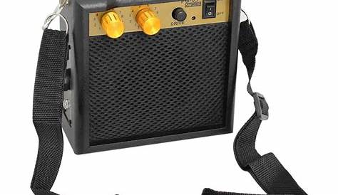 Portable Mini Guitar Amplifier Amp Speaker 5W with 3.5mm Headphone