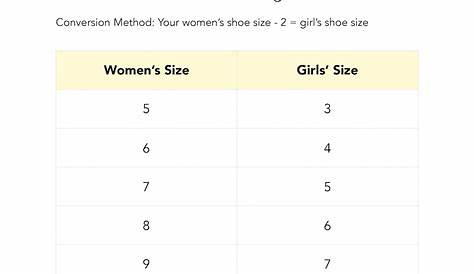 women's jordan size chart
