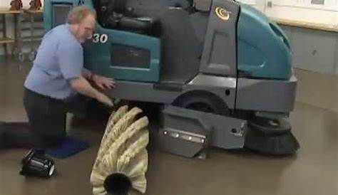 Tennant S30 Floor Sweeper Operator Training - YouTube