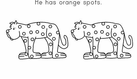 Put Me in the Zoo Coloring Pages Orange Spots - Free Printable Coloring