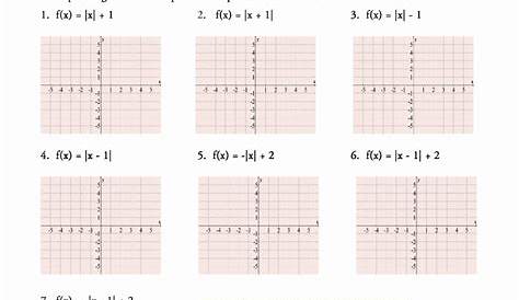 50 Absolute Value Function Worksheet | Chessmuseum Template Library
