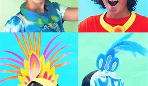 Printable carnival headpiece template: Easy and fun to make DIY costume