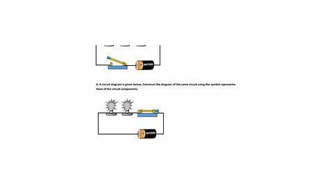 electric circuits worksheets diagrams