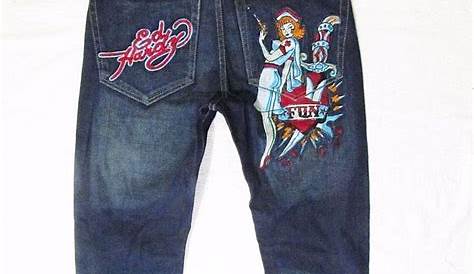 ed hardy jeans size chart