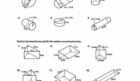15 Best Images of Geometry Nets Worksheet - Cube Volume Worksheets 5th