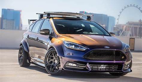 2017 Ford Focus ST By Blood Type Racing Inc. - Front Shot FordSEMA
