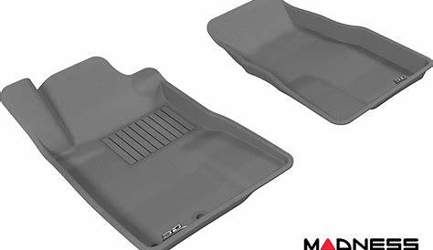 Ford Mustang Floor Mats (Set of 2) - Front - Gray by 3D MAXpider