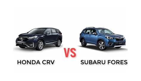 So sánh Subaru Forester 2023 và Honda CRV 2023