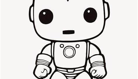 funko pop drawing template