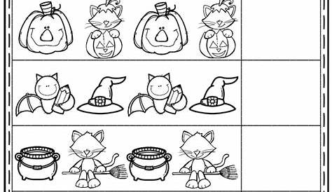 Halloween Patterns Worksheets | 99Worksheets