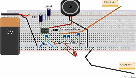 crystal radio schematic diagram