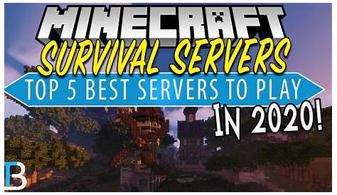 Top 5 Best Minecraft Survival Servers of 2020! - YouTube