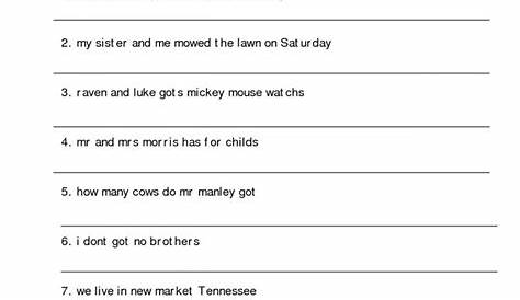 put sentences in order worksheets