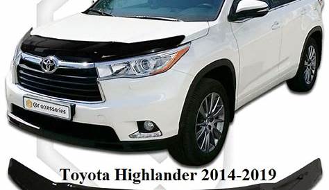 Bug shield Hood deflector Toyota Highlander 2014-2018 Guard | Etsy