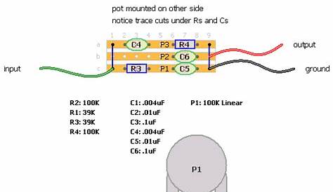 passive tone control circuit diagram
