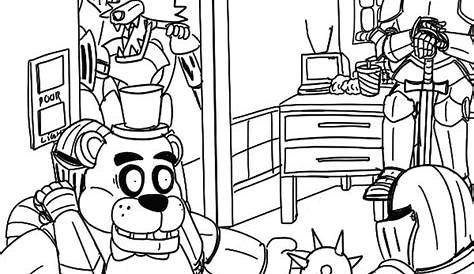 Get This fnaf coloring pages to print jd71
