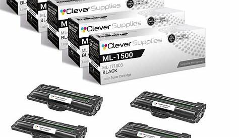 Compatible Samsung ML-1740 Laser Toner Cartridge Black 5 Pack - Clever