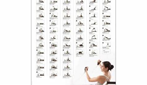 wall pilates challenge chart