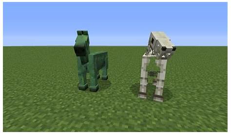 what do zombie horses eat in minecraft