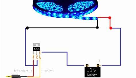 led strip light wiring diagram | Electronics circuit, Electronics