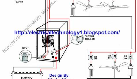 home wiring diagram for ups