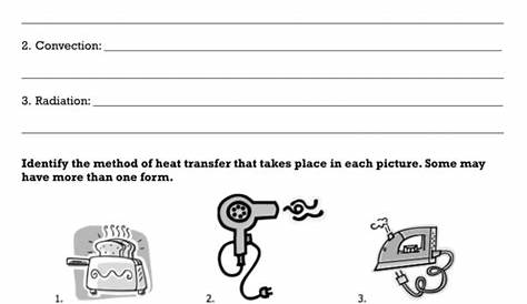 heat transfer calculations worksheet