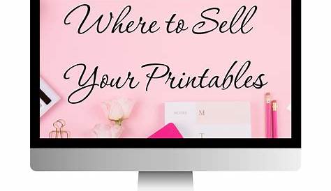 where to sell printables online