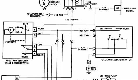 wiring diagram fuel pump relay 85 corvette