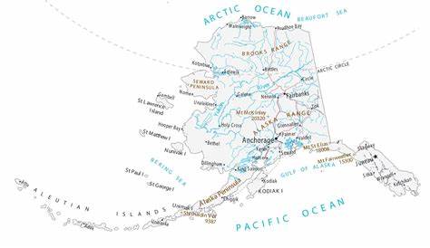 Map of Alaska – Cities and Roads - GIS Geography