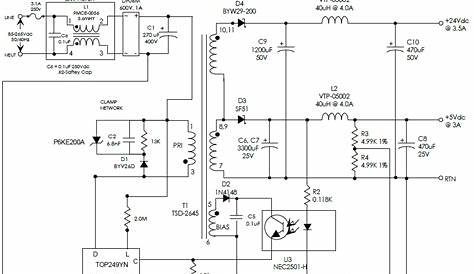 24v switching power supply schematic