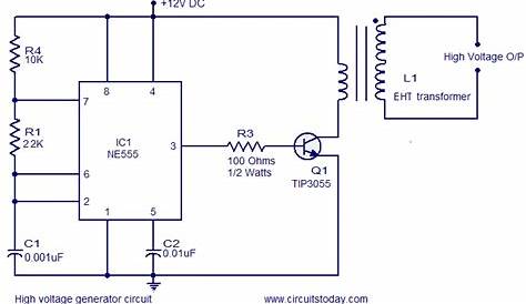 high voltage generator schematic