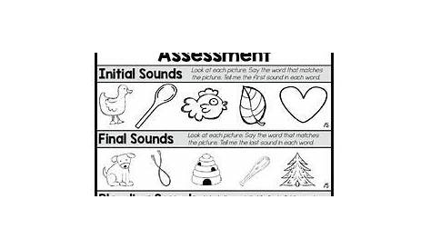 Phonological Awareness Worksheets For Preschool - Erikueno blog