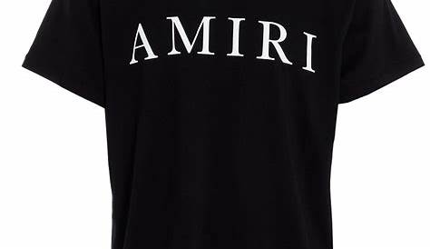 Amiri Cotton Logo Print T-shirt in Black for Men - Lyst