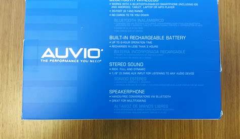 auvio 1708963 user s guide