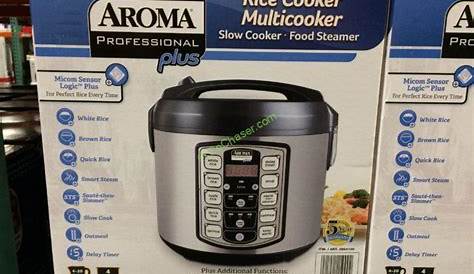 Aroma Professional Plus Rice Cooker, Model#: ARC-5000 – CostcoChaser