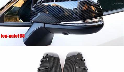 2X Carbon Fiber Look Side Rear view mirror cover trim For Toyota Tacoma