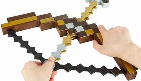 Hot sell Minecraft toy pixel Mosaic Minecraft bow and arrow sword