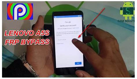 Lenovo A5S L18081 FRP-Google Account Lock Bypass on Android Piev9.0