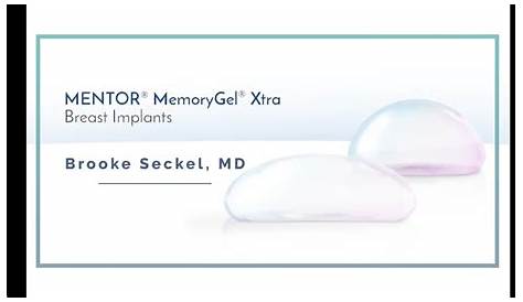 The NEW Mentor Memory Gel Xtra breast implant - YouTube