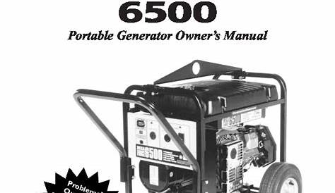 generac 6500 generator manual