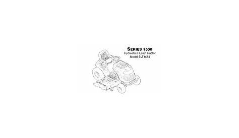 Cub cadet 1500 Series Manuals | ManualsLib