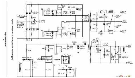 300 watt ups circuit diagram